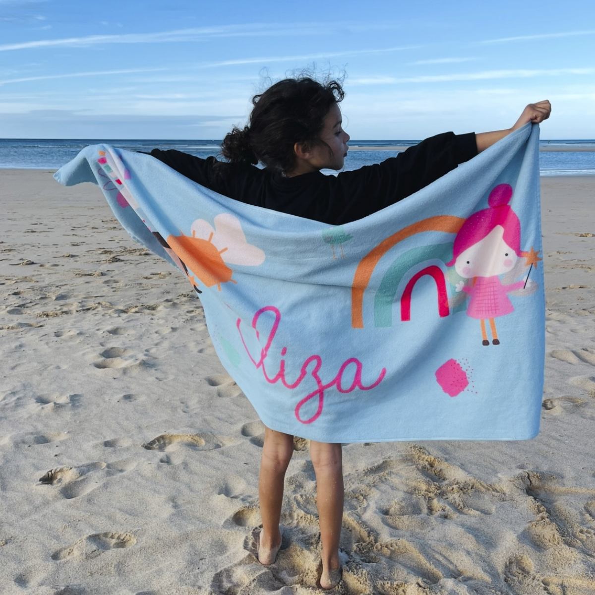 Eliza's Attic Bestie fairy unicorn towel